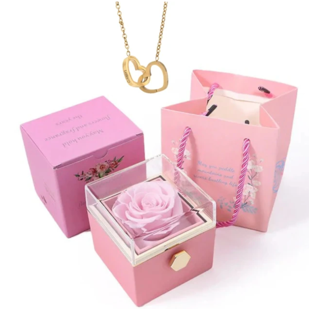 Eternal Rose Box Necklace