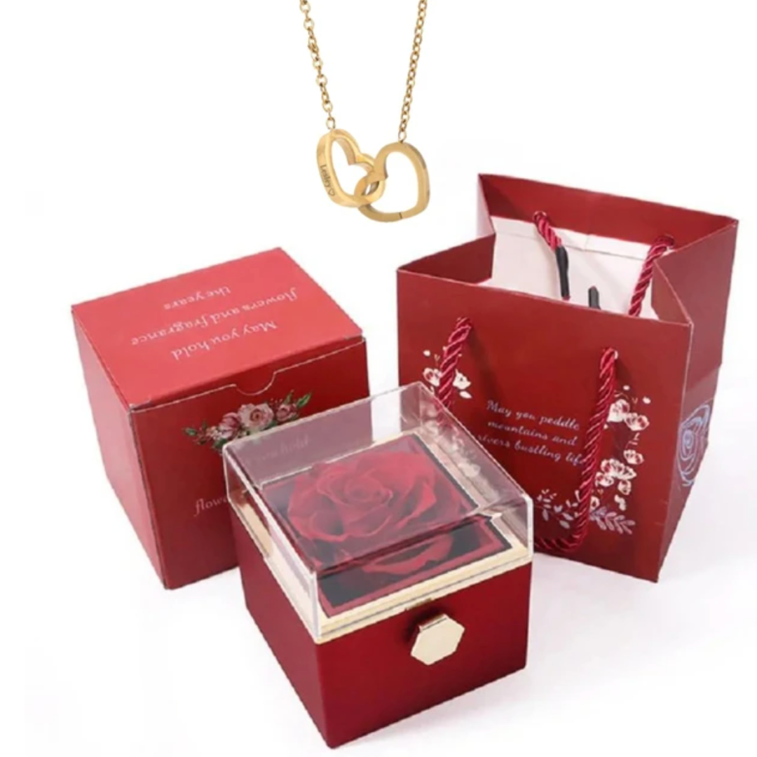 Eternal Rose Box Necklace