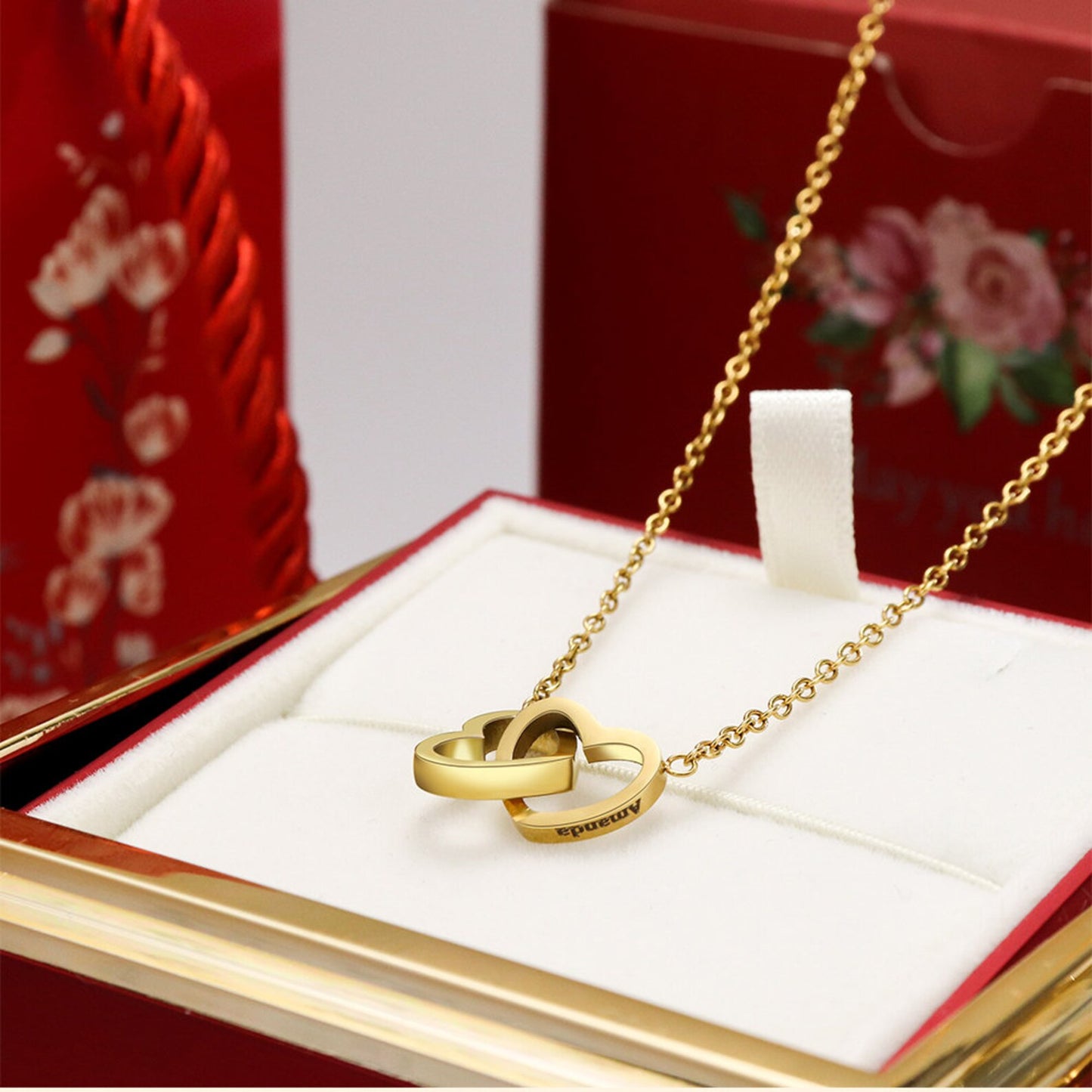 Eternal Rose Box Necklace